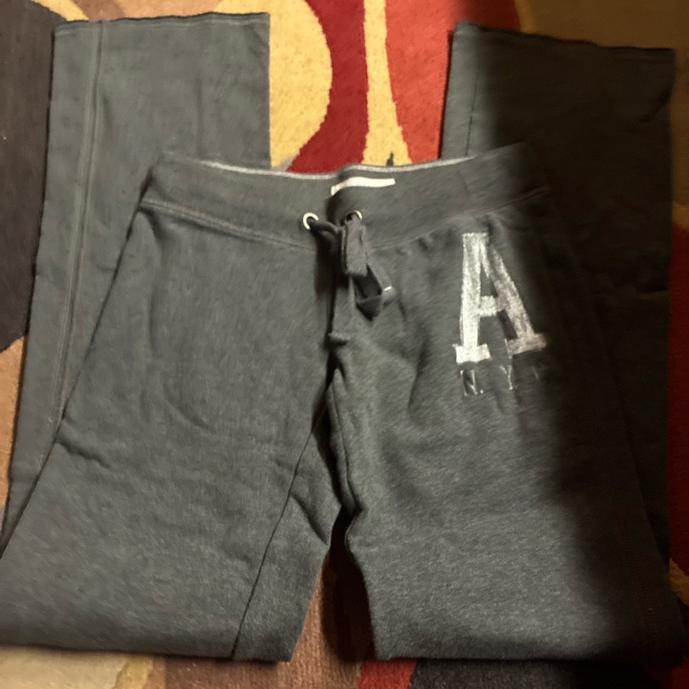Aeropostale Gray Joggers with Drawstring Waist